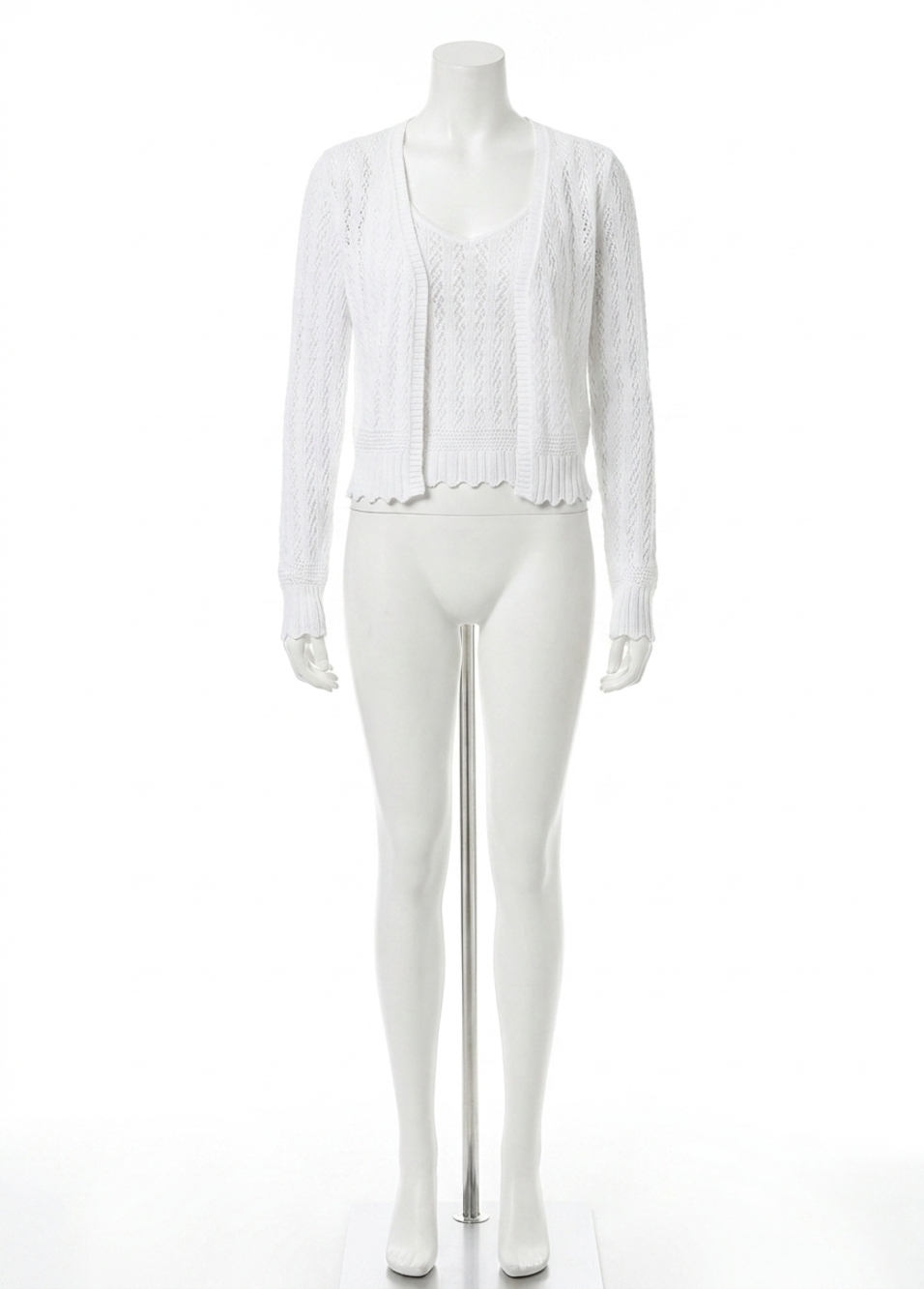 NEW FAVORITE DAUGHTER i feel pretty cardigan in white